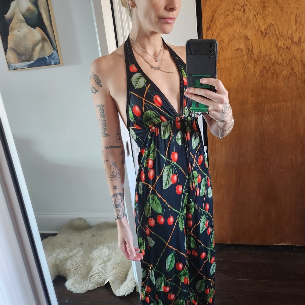 Galliano Cherry Jumpsuit